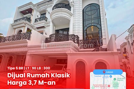 Jual Rumah American Style di Jagakarsa Jakarta Selatan - Semi Furnished