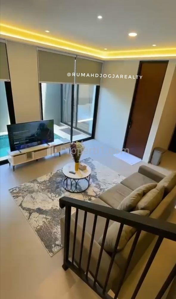 Jual Rumah Baru 2 Lantai Modern Kolam Renang Tengah Kota di Timoho Baciro Yogyakarta
