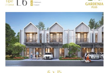 JUAL Rumah Baru Paramount Petals Ukuran 6x15 Bisa KPR / Cash Bertahap