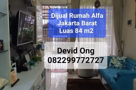 Dijual Rumah Alfa 2 Lantai di Jakarta Barat