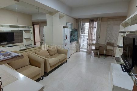 Dijual Apartemen Royal Mediterania Garden Tipe 2+1BR Furnished Luas 53,5m2