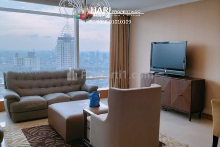 FOR RENT Apartment Kempinski Grand Indonesia Thamrin Sudirman 2+1 BR - Semi Private Lift Lux Furnished Close to MRT Busway
