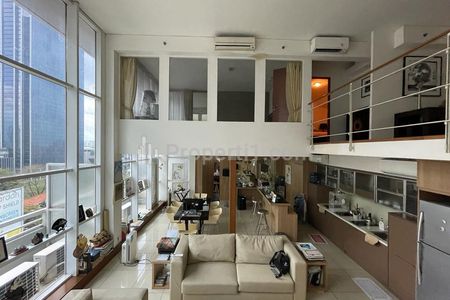 Sewa Apartment City Lofts Sudirman - Combined Unit (2in1 Unit 184Sqm) 2BR Fully Furnished - Near to Grand Indonesia Mall