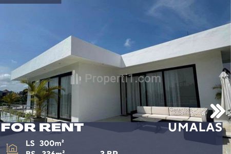 Brand New Modern Style Villa Fully Furnished 2 Floors for Rent at Seminyak Bali