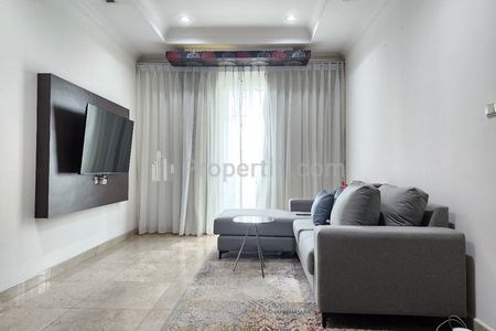 Disewakan Apartemen Belleza Jakarta Selatan – 2+1BR Fully Furnished View City
