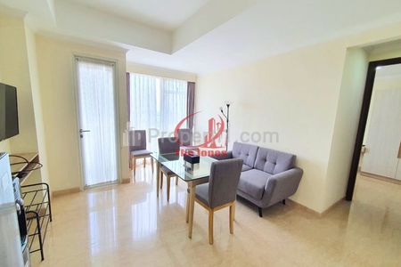 For Rent / Sale Apartment Menteng Park Cikini Tower Sapphire (Combination Unit) - 2 Bedroom Fully Furnished & Good Unit
