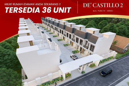 Dijual Rumah 2,5 Tingkat di Komplek De Castillo Residence 2 Jalan Tuba IV - Medan