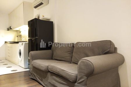 For Lease Full Modern Furnished Apartment at Kemang Village Strategic Location in South Jakarta - 1BR Very Good Condition