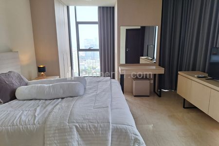 For Lease Apartment with Full Modern Furnished Good Condition Type 3+1 BR at L'Avenue - Strategic Location in South Jakarta