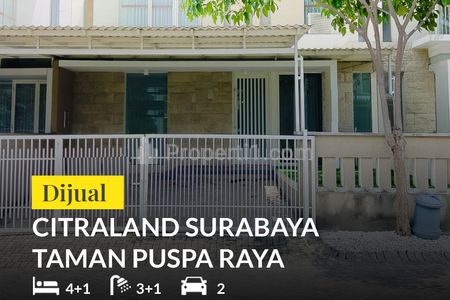 Rumah Dijual Taman Puspa Raya Citraland Sambikerep Surabaya Barat Siap Huni