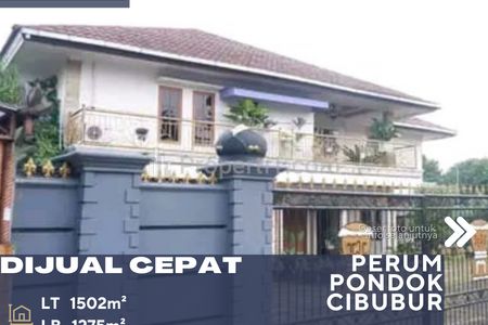 Dijual Rumah Mewah Halaman Luas Dalam Perumahan di Cimanggis Depok