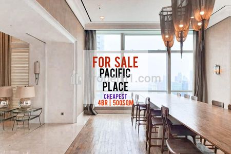 Jual Apartemen Secondary 4BR di Pacific Place Residence, Luas 500m², Kebayoran Baru, Jakarta Selatan