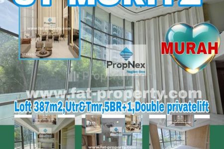 Wow Dijual Unit Unik Garden Penthouse Apartemen ST. MORITZ 5BR+1 Full Furnished Baru! Tower Terbaru dan Terbaik, New Presidential