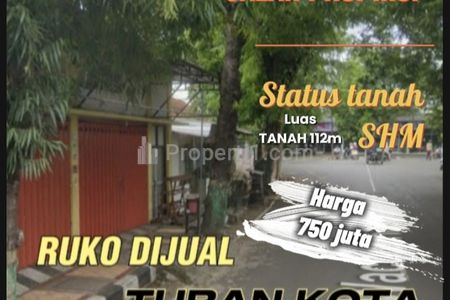 DIJUAL RUKO STRATEGIS TUBAN KOTA