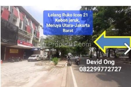 Dijual Ruko Icon 21 Kebon Jeruk di Jalan Meruya, Jakarta Barat