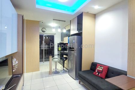 Disewakan Apartemen Mediterania Garden Residences 2 Tipe 2BR Furnished Luas 42m2