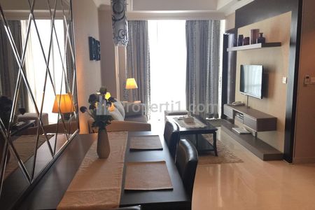 For Lease Denpasar Residence Apartment Strategic Location In South Jakarta - 2BR Full Modern Furnished with Pool View