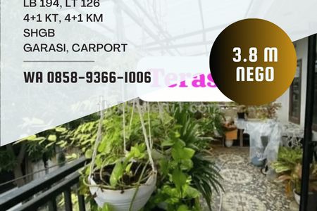 Jual Rumah Jakarta Barat Jakbar Grogol Petamburan 2 Lantai Dekat Stasiun Daan Mogot Pesing