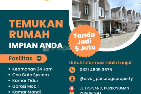 DIJUAL PERUMAHAN SYARIAH PONOROGO