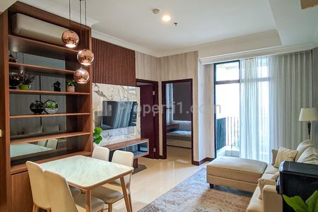 Disewakan Apartemen Permata Hijau Suites Lantai 27 Jakarta Selatan - 2 Kamar Furnished