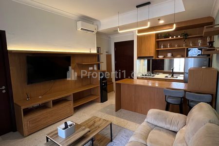 Disewakan Apartemen Permata Hijau Suites Lantai 16 Jakarta Selatan - 2 Kamar Furnished