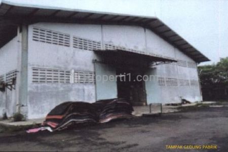 Jual Pabrik di Raya Gunung Putri, Kabupaten Bogor
