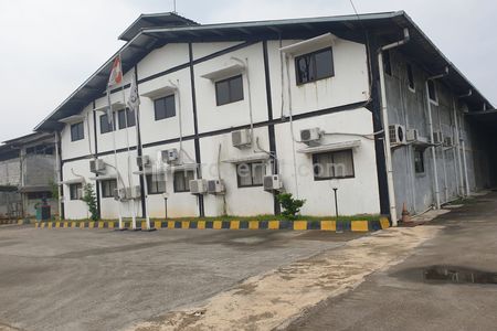 Jual Pabrik Zona Industri Masih Aktif Luas 2 Hektar Bangunan 1 Hektar di Pasar Kemis, Tangerang, Banten