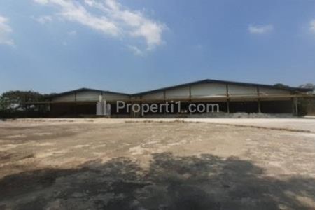 Dijual Pabrik Luas di Raya Bojonegoro, Serang