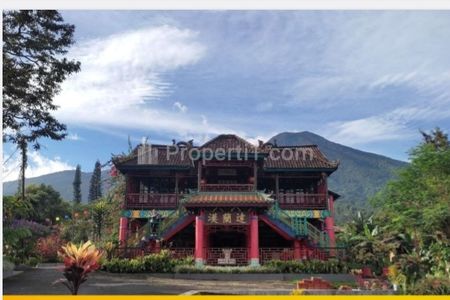 Jual Resort Luas 2 Hektar Bangunan 3000 m2 Lebih, Udara Sejuk, Ada Vila Sewa, Kolam Renang, Outbound di Sukajaya, Tamansari, Bogor