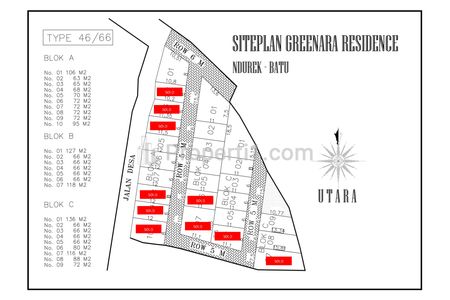 Dijual Investasi Kavling SHM Murah Dekat Samaview Kota Batu Jawa Timur 74 Jutaan