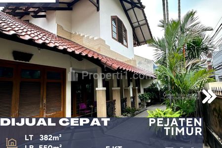 Dijual Rumah 2 Lantai Siap Huni Harga di Bawah Harga Pasar Pejaten Jakarta Selatan