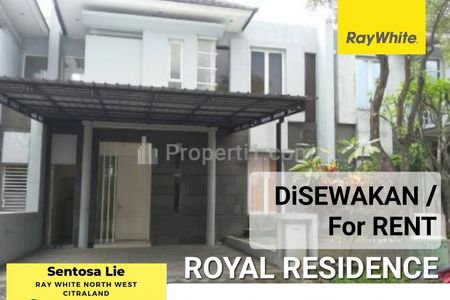 Sewa Murah Rumah Modern di Royal Residence Surabaya 3+1 Kamar Tidur Dekat Pakuwon Mall, Citraland, Dian Istana