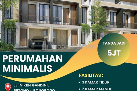 Jual Rumah Baru di Perumahan Syariah Ponorogo, Jawa Timur