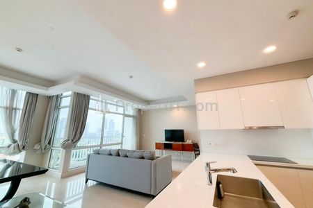 For Rent Modern Luxury Apartment with Fully Modern Furnished at La Maison Barito Type 3+1BR - Strategic Location in South Jakarta