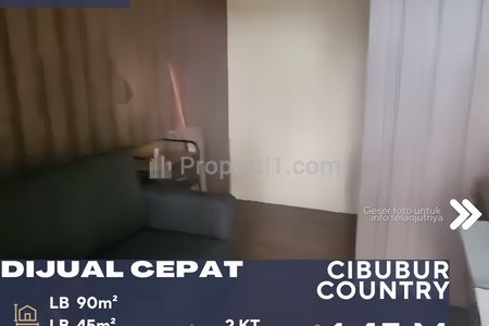 Jual Rumah 2 Lantai Dalam Komplek Ex Kantor di Cibubur Country, Gunung Putri, Bogor