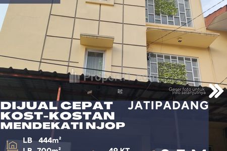 Jual Rumah Kost Kamar Mandi Dalam Okupansi Selalu Hampir Full Lokasi Strategis Harga Mendekati NJOP di Jati Padang Jakarta Selatan