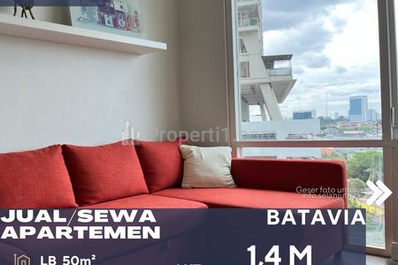 Jual/Sewa Apartemen Batavia 1BR Full Furnished di Tanah Abang Jakarta Pusat
