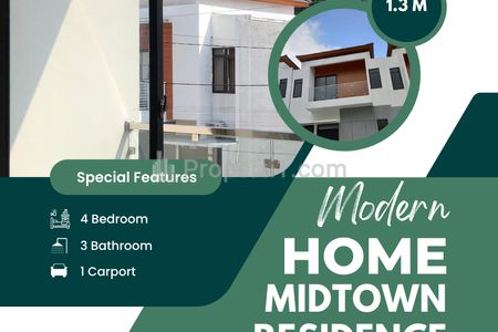 Jual Rumah Purwokerto Modern Strategis Dua Lantai