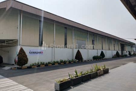 Sewa Gudang Siap Pakai Luas Bangunan 8000 m2 Dalam Kawasan Industri di Tambun, Bekasi, Jawa Barat