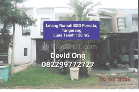 Dijual Rumah BSD Foresta BEST PRICE di Tangerang