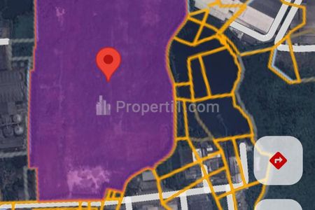 Jual Tanah HGB Zona Industri Luas 7,1 Hektar, Jarak ke Tol Bitung 2 km, Akses Kontainer di Cikupa, Tangerang, Banten (NEGO)