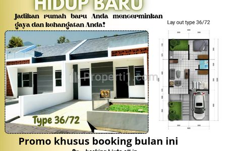 Dipasarkan Rumah Siap Huni Tanpa DP Hanya Booking 1 Juta All In di Bumi Panenjoan Cicalengka, Bandung