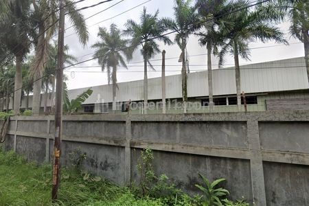 Jual Gudang dan Tanah Kosong Siap Pakai Daerah Cirarab Tangerang