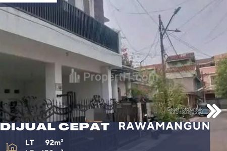 Dijual Rumah 2 Lantai Lokasi Strategis di Rawamangun Jakarta Timur