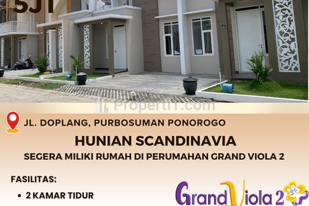 Dijual Rumah Syariah Grand Viola 2 Ponorogo