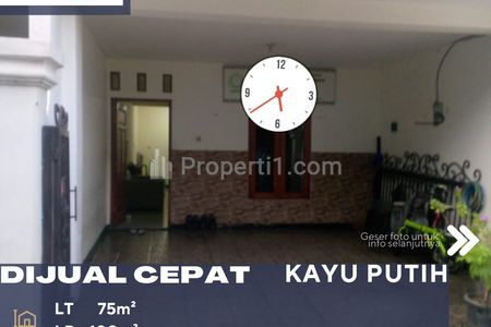 Kayu Putih Jakarta Timur Dijual Rumah Dipakai Kantor Harga Terjangkau