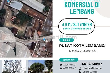 Dijual Cepat Tanah dan Bangunan di Jayagiri, Lembang, Bandung Barat