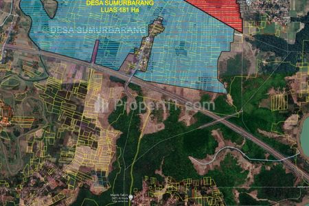 Jual Cepat Tanah 900 Hektar, Bebas Sengketa di Cibogo, Subang, Lahan Nempel Jalan Tol, Jawa Barat