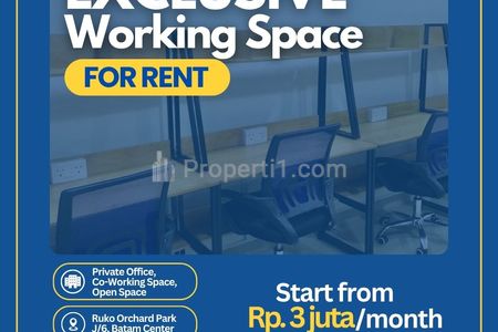 Sewa Kantor / Co Working Space Exclusive di Batam Center – Orchard Park