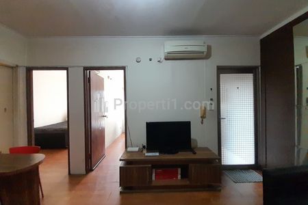 Disewakan Apartemen Mediterania Garden Residences 1 Tipe 2BR Furnished Luas 40,5m2